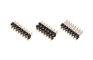 ナイロン製品 ピンヘッダー / PSM-42(T〇) ピン(角ピン)2.54mmピッチ SMTストレート(2列)